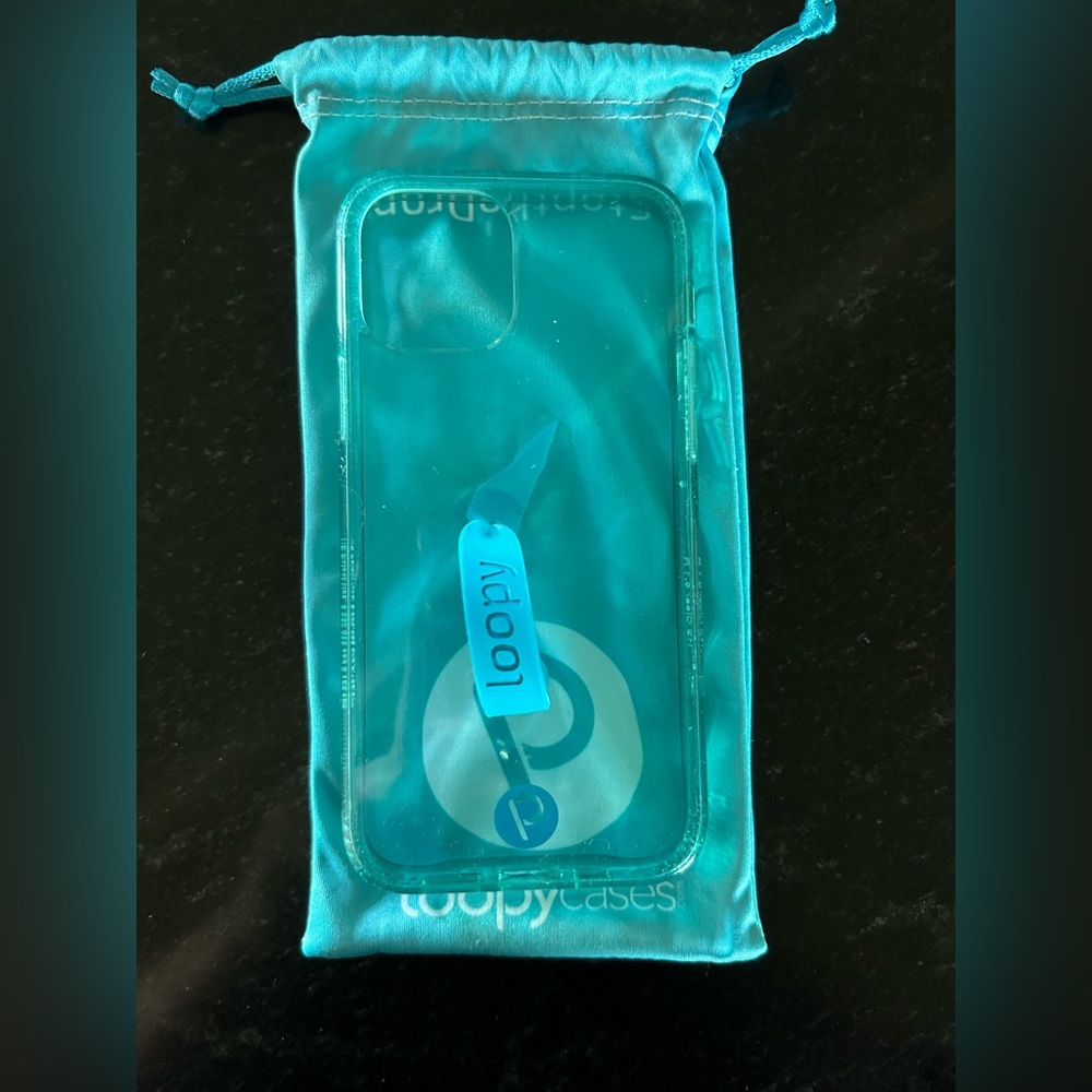 Loopy case - iPhone 12 Pro - neon blue